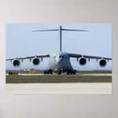 C-17 Globemaster III航空機 ポスター (正面)