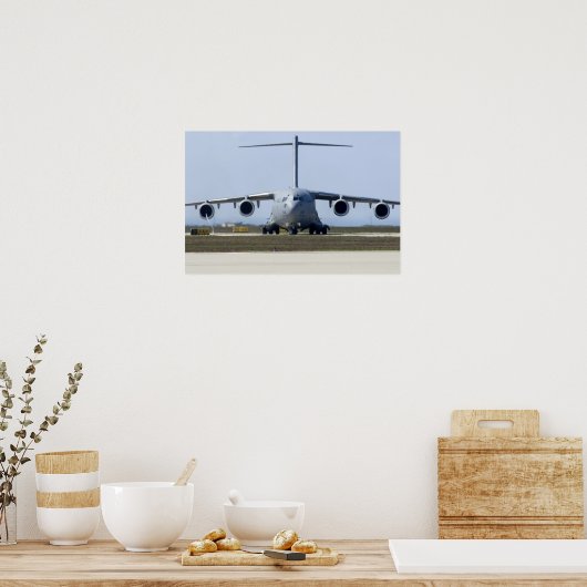 C-17 Globemaster III航空機 ポスター (キッチン)