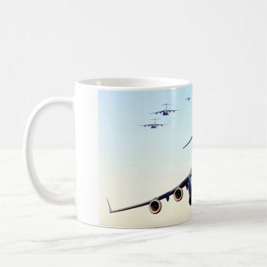 C-17 GLOBEMASTER III コーヒーマグカップ (左)