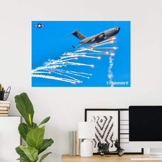 C-17 GLOBEMASTER III ポスター (ホームオフィス)