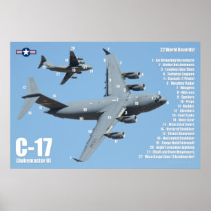 C-17 GLOBEMASTER III ポスター