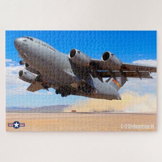 C-17 GLOBEMASTER III （20x30インチ） ジグソーパズル (横)
