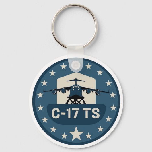 C-17TS パッチ キーホルダー (正面)