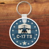 C-17TS パッチ キーホルダー (正面)