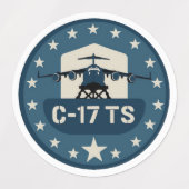 C-17TS パッチ ラベル (デザイン1)