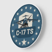 C-17TS パッチ ラージ壁時計 (傾斜)