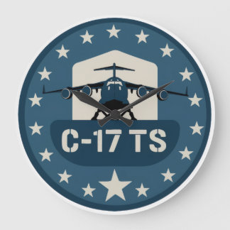 C-17TS パッチ ラージ壁時計