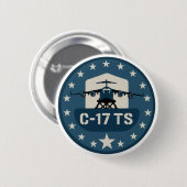 C-17TS パッチ 缶バッジ (正面&裏面)