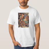 c. 1800'sの価値Tシャツを絵を描くMiyamoto Musashi Tシャツ (正面)