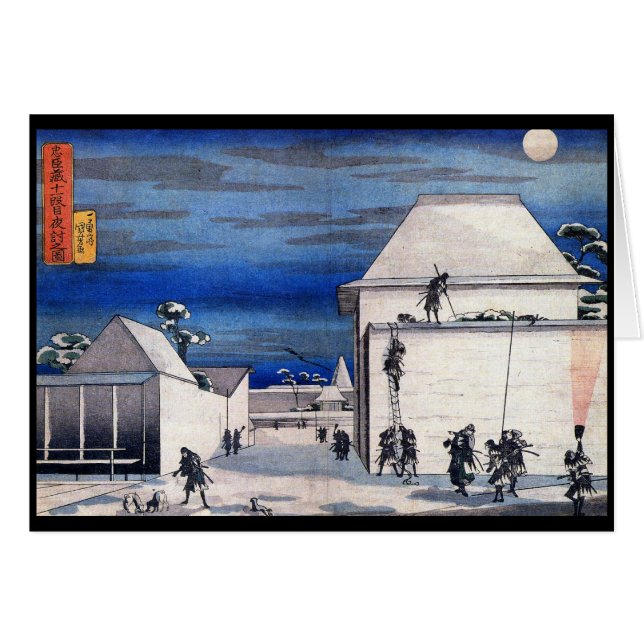 c. 1800'sを絵を描いている日本のな武士 (正面横)