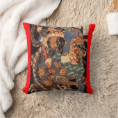 c. 1800'sを絵を描くMiyamoto Musashi クッション (ブランケット)