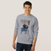 c. 1800'sを絵を描くMiyamoto Musashi スウェットシャツ (正面フル)