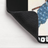 c. 1800'sを絵を描くMiyamoto Musashi マウスパッド (コーナー)