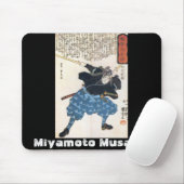 c. 1800'sを絵を描くMiyamoto Musashi マウスパッド (マウス)