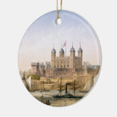 、c.1862 (色のlitho)ロンドン塔 セラミックオーナメント (左)