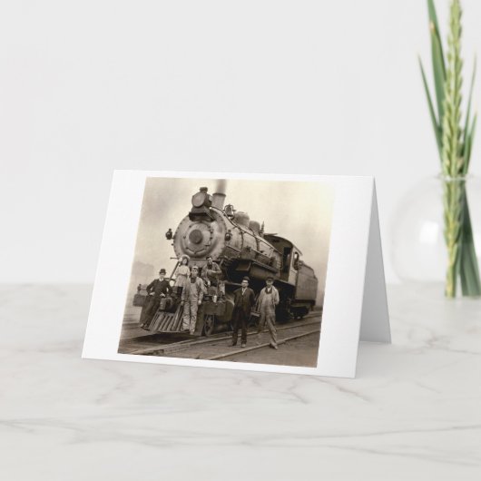 C. 1905鉄道列車 カード (正面)