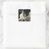 C. 1910年の女かわいらし性の曲目 スクエアシール (バッグ)