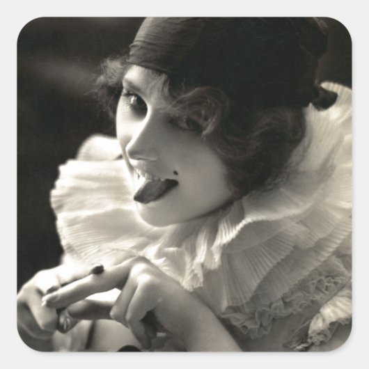 C. 1910年の女かわいらし性の曲目 スクエアシール (正面)