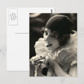 C. 1910年の女かわいらし性の曲目 ポストカード (正面/裏面)