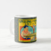 C. 1915子供のスペルゲームのボックス コーヒーマグカップ (正面左)