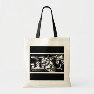 c. 1925年を絵を描く前ヒスパニックのアステカなスタイル トートバッグ