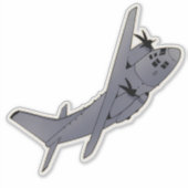 C-27スパルタン貨物輸送航空機 シール (正面)