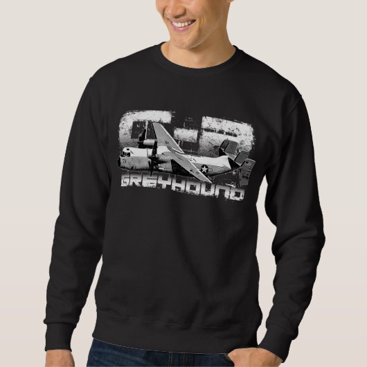 C-2 Greyhound Men's Basic Sweatshirt スウェットシャツ (正面)