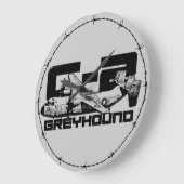 C-2 Greyhound Round (Large)壁時計 ラージ壁時計 (傾斜)