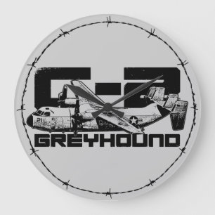 C-2 Greyhound Round (Large)壁時計 ラージ壁時計