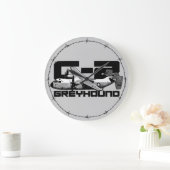 C-2 Greyhound Round (Large)壁時計 ラージ壁時計 (ホーム)