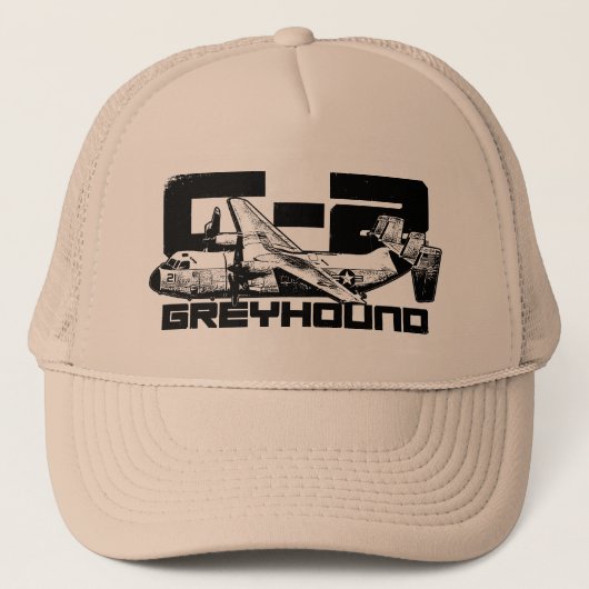 C-2 Greyhound Trucker Hat キャップ (正面)