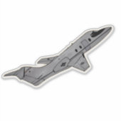 C-37、VIP輸送機 シール (正面)