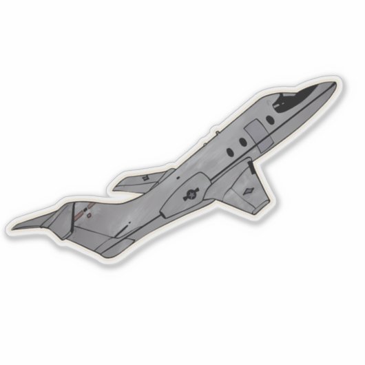 C-37、VIP輸送機 シール (正面)