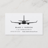 C-40 737シルエットパイロット名刺 名刺 (正面)