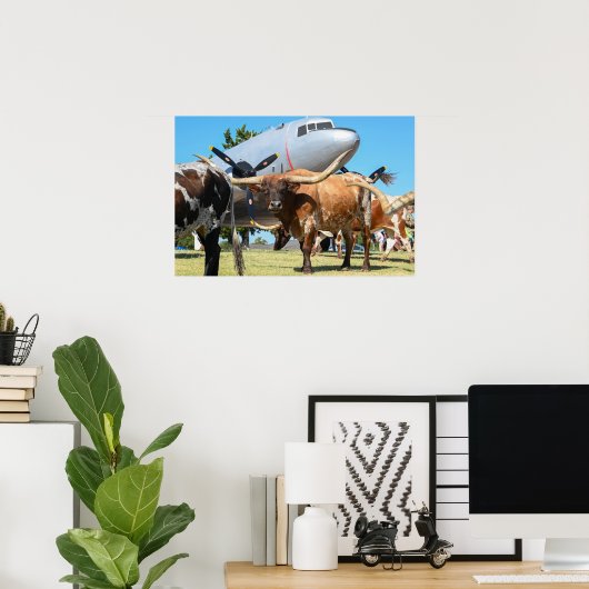 C-47スカイトレインテキサス州 ポスター (ホームオフィス)