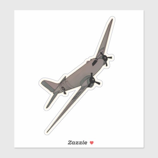 C-47スカイトレイン、軍隊輸送機 シール (シート)