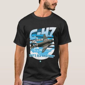 C-47スカイトレインWWII輸送機Tシャツギフト Tシャツ