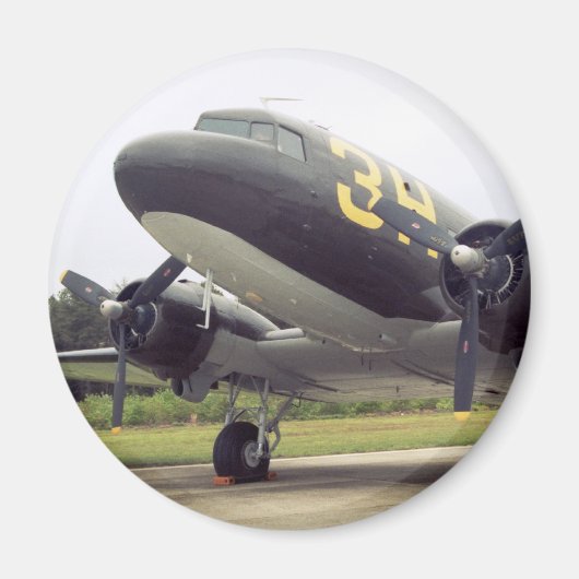 C-47/DC-3 Gooneyバードマグネット マグネット (正面)