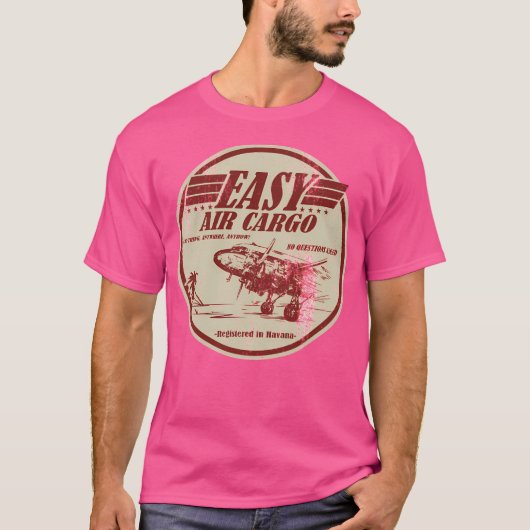 C-47 Skytrain - Dc-3ダコタ簡単航空貨物(気を散らす) Tシャツ (正面)