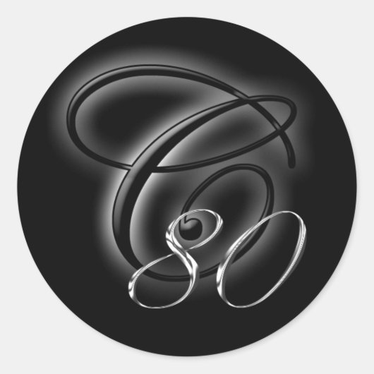 C 80カスタムデザインリクエストシール ラウンドシール (正面)