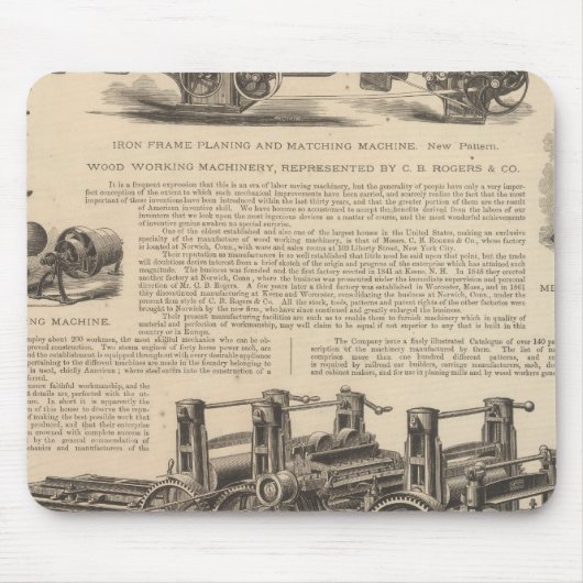 C bロジャーズ&カンパニー マウスパッド (正面)