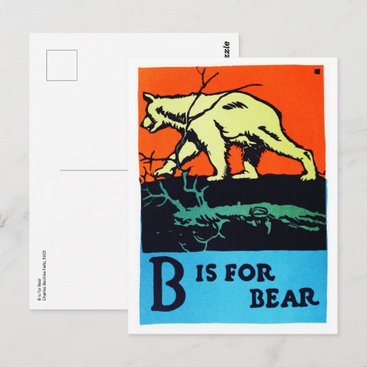 C.B.滝- Bはベア用 ポストカード (正面/裏面)