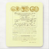 C/B laのSpiriteのコルセット-金メダル賞の広告 マウスパッド (正面)