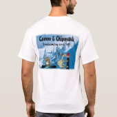 C&Cのスノーボード Tシャツ (裏面)