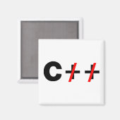 C、(C++ ではありません) マグネット (正面/裏面)