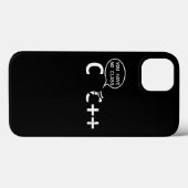 C. C.クおもしろいラスジョーク Case-Mate iPhoneケース (裏面 (横))