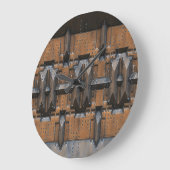 C.C. Tec 11壁掛け時計と数字オプション ラージ壁時計 (傾斜)