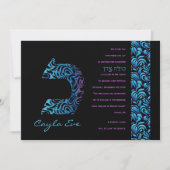 C Cafヘブライ語レターセットバルミツワー招待状 招待状 (正面)