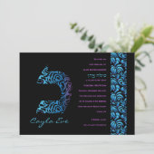 C Cafヘブライ語レターセットバルミツワー招待状 招待状 (スタンド正面)