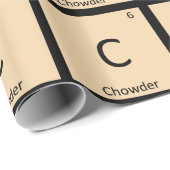C - Chowder Chemistry周期表記号 ラッピングペーパー (ロールコーナー)